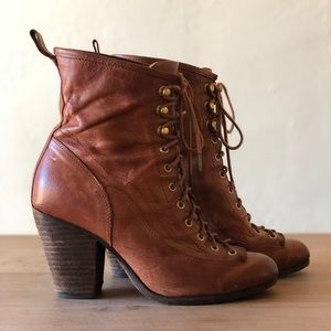 Rag & Bone Leather Miles Boots size 7 in Cognac.